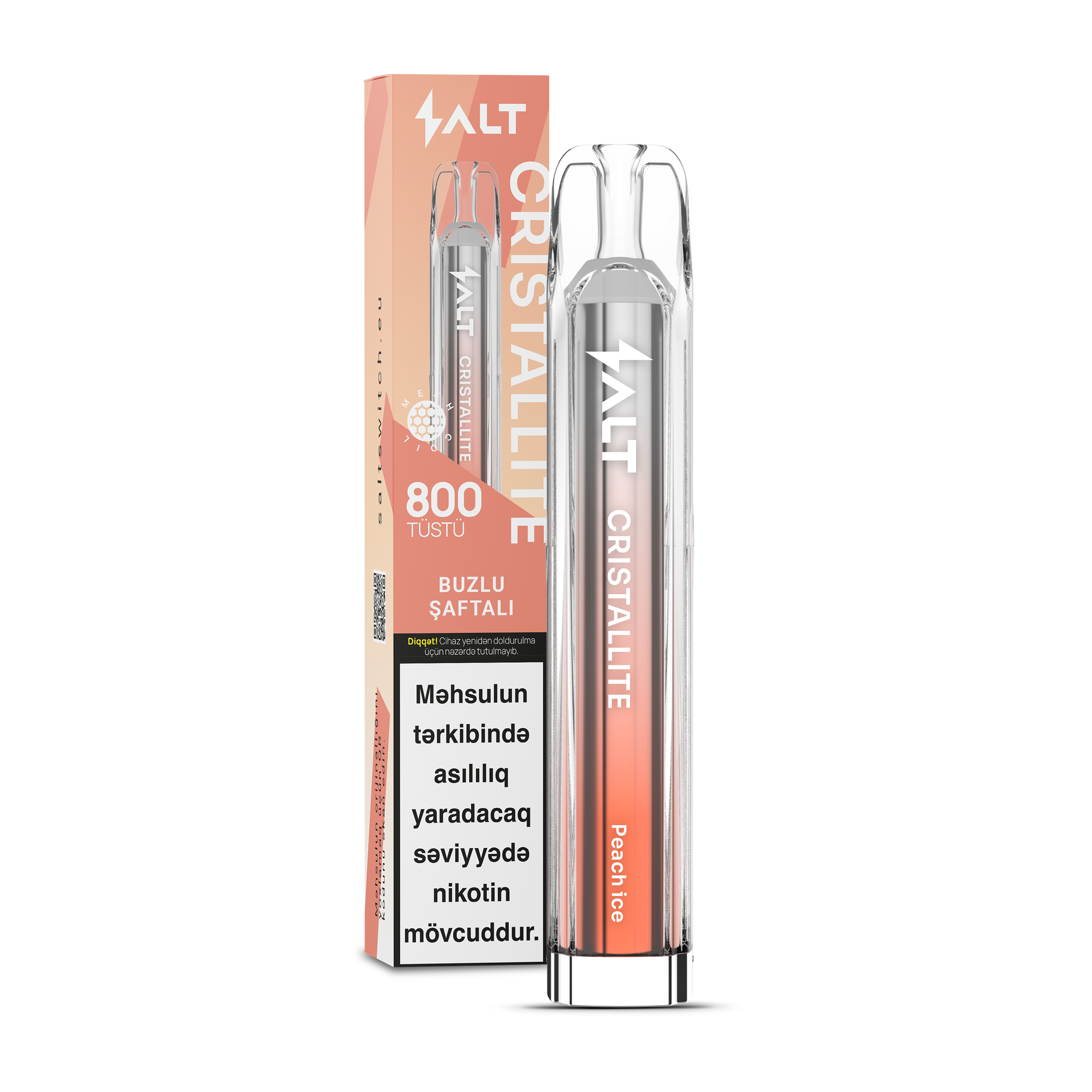 SALT crystallite Ледяной персик