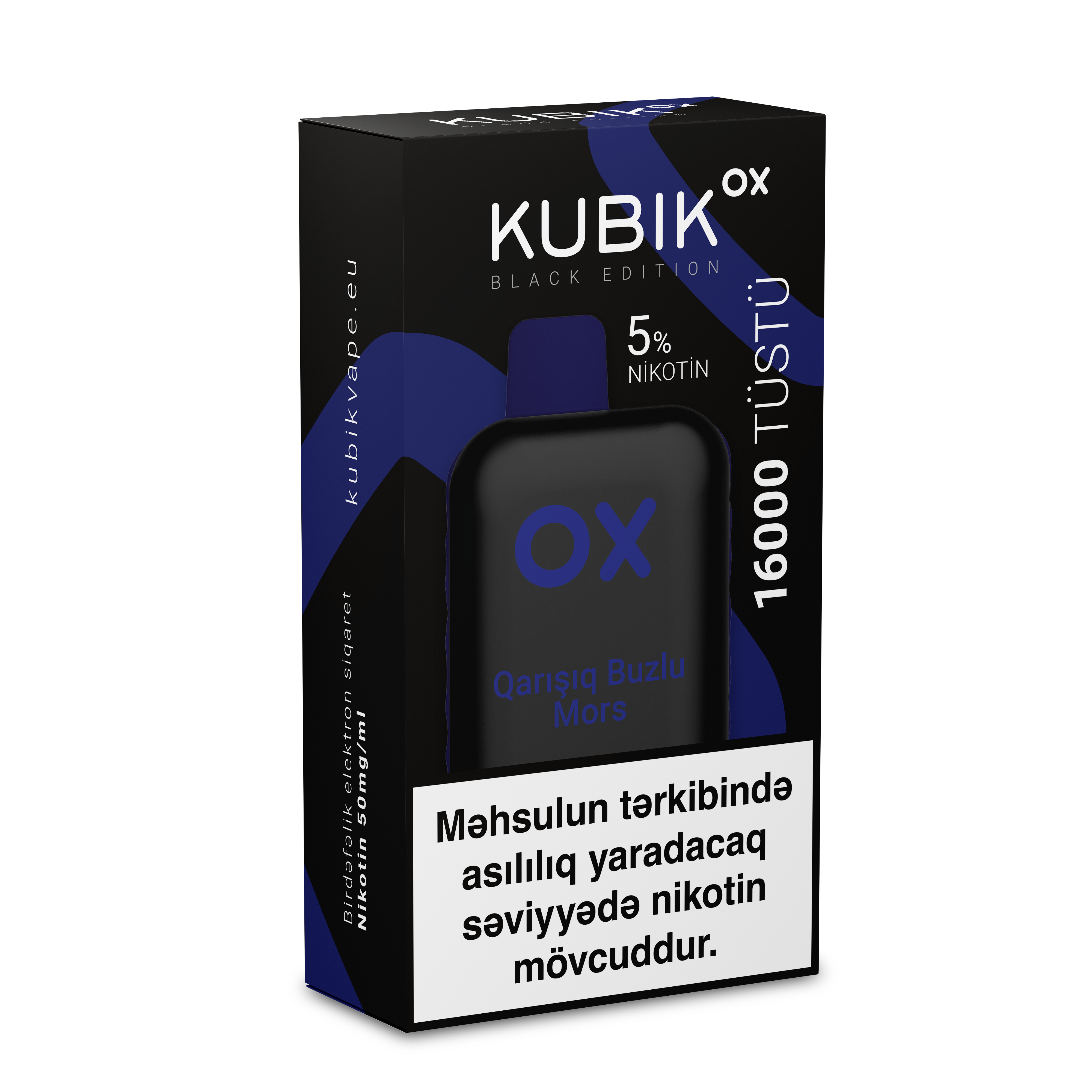 A KUBİK Ox (black edition) Смешанный ледяной шербет с ягодами
