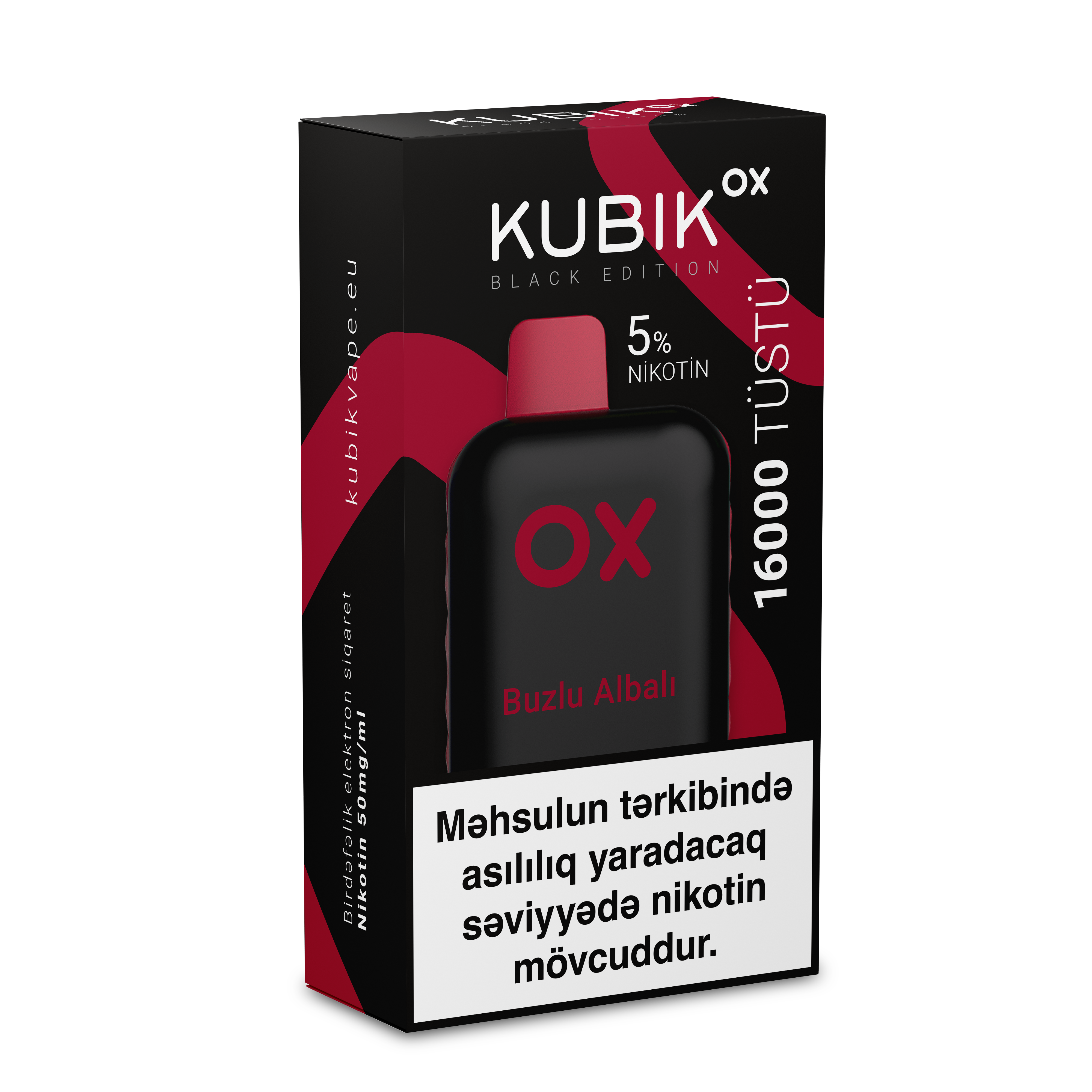 KUBİK Ox (black edition) Buzlu albalı