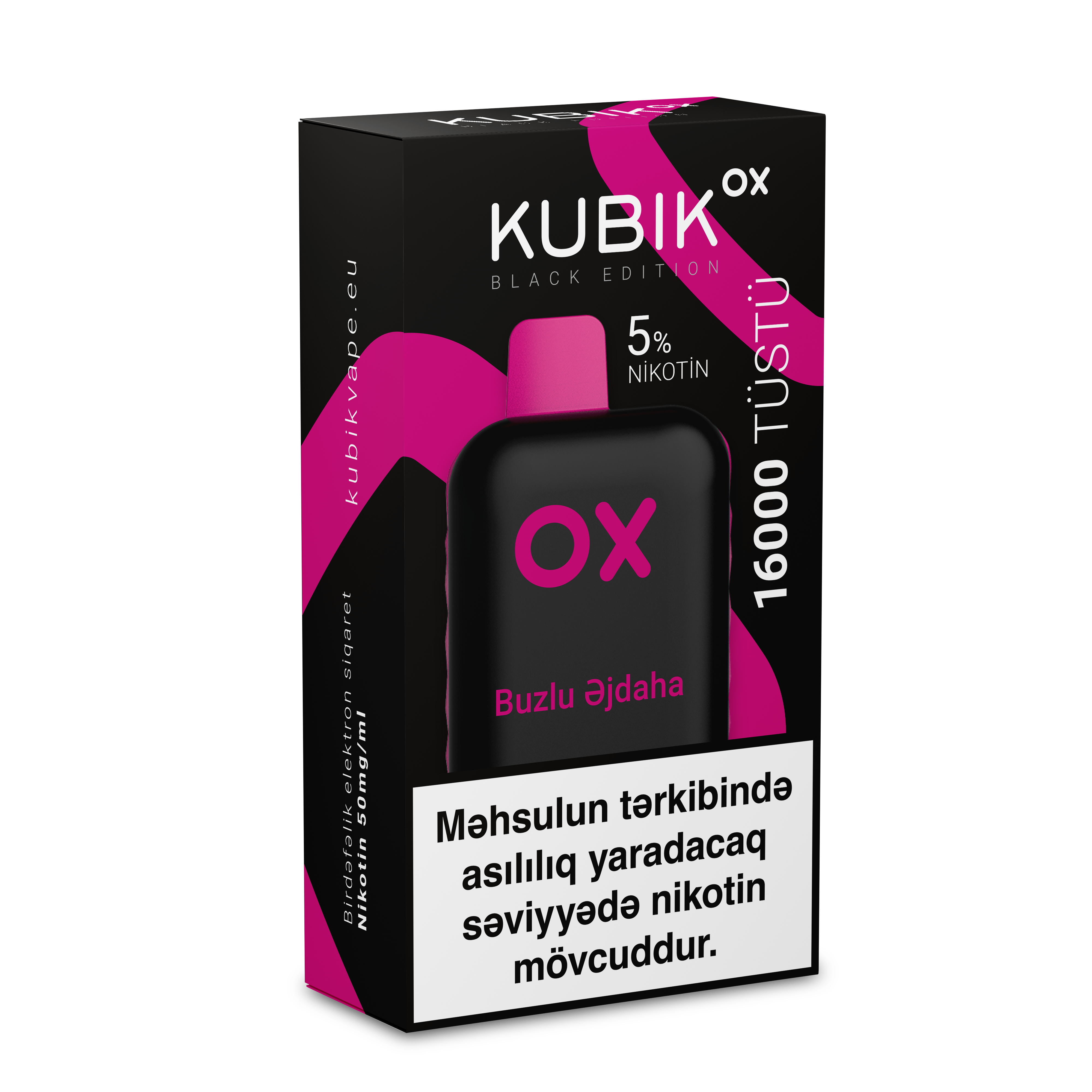 KUBİK Ox (black edition) Buzlu əjdaha