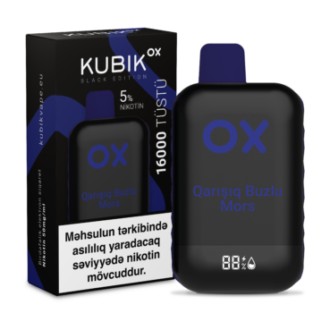 KUBİK Ox (black edition) Qarışıq buzlu mors