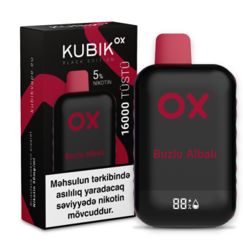 KUBİK Ox (black edition) Buzlu albalı