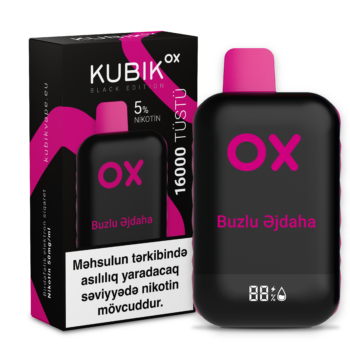 KUBİK Ox (black edition) Buzlu əjdaha