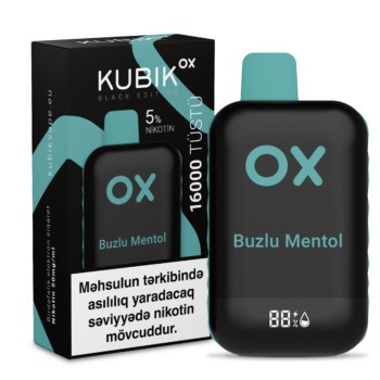 KUBİK Ox (black edition) Buzlu mentol
