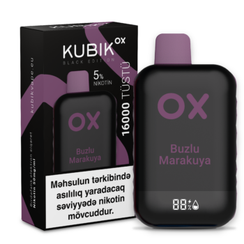 KUBİK Ox (black edition) Buzlu marakuya