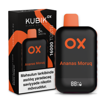 KUBİK Ox (black edition) Ananas moruq