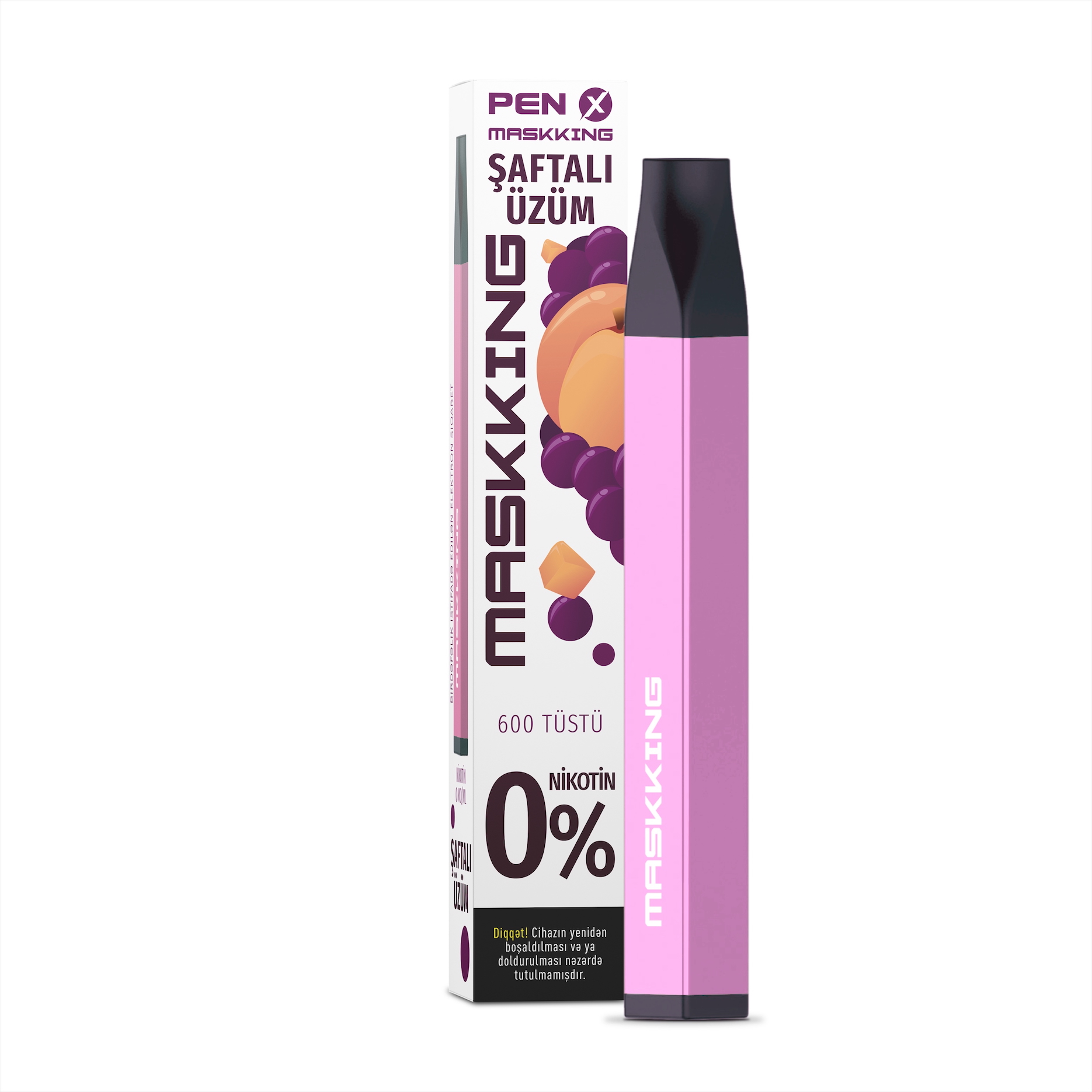 PEN X ZERO Персик виноград